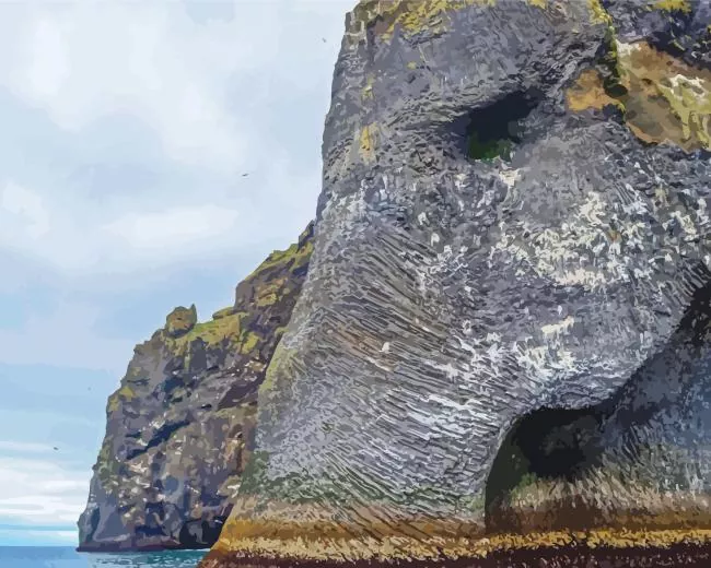 Elephant Rock iceland Diamond Paintings Elephant Rock Iceland 5D Diamond Painting