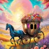 Floral Carriage 5D Diamond Painting