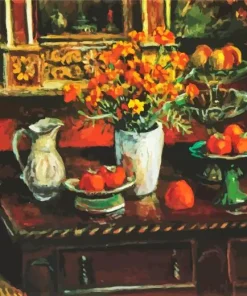 Marigolds And Fruits By Margaret Olley 5D Diamond Painting