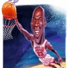 Michael Jordan Caricature 5D Diamond Painting