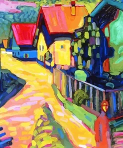 Murnau Street With Women 5D Diamond Painting