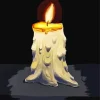 Old Candle Art 5D Diamond Painting