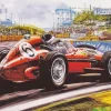 Old Race Car 5D Diamond Painting