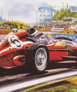 Old Race Car 5D Diamond Painting