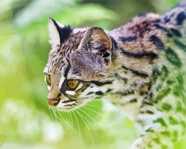 Oncilla cat tiger Diamond Paintings Oncilla Cat Tiger 5D Diamond Painting