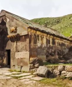 Orbelian Caravanserai Armenia 5D Diamond Painting