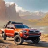 Red Toyota Tacoma 5D Diamond Painting