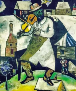 The Violinist Chagall Marc 5D Diamond Painting