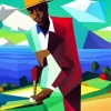 Abstract Golf Course 5D Diamond Painting
