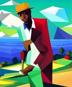 Abstract Golf Course 5D Diamond Painting