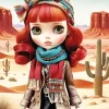 Aesthetic Girl In Desert Art 5D Diamond Painting