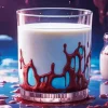 Aesthetic Glass Of Milk Art 5D Diamond Painting