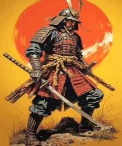 Aesthetic Samurai Yoshimitsu 5D Diamond Painting