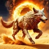 Aesthetic Sand Wolf 5D Diamond Painting