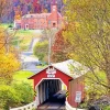 Baltimore Covered Bridge 5D Diamond Painting