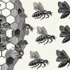 Bees By Maurits Cornelis Escher 5D Diamond Painting