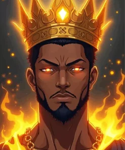 Black King 5D Diamond Painting