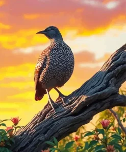 California Quail Bird 5D Diamond Painting