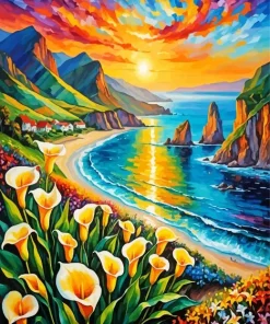 Calla Lily Valley 5D Diamond Painting