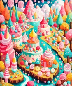 Candy Dream Land 5D Diamond Painting