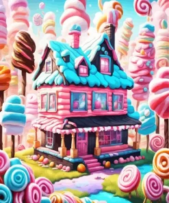 Candy House 5D Diamond Painting