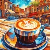Cappuccino Cup 5D Diamond Painting