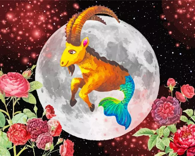 capricorn animal Diamond Paintings Capricorn Animal 5D Diamond Painting