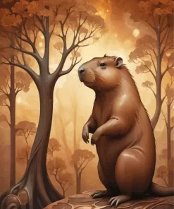 Capybara Art 5D Diamond Painting