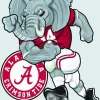 Cartoon Alabama Elephant 5D Diamond Painting
