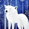 Cartoon Arctic Fox 5D Diamond Painting