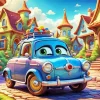 Cartoon Car 5D Diamond Painting