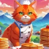 Cartoon Cat Chef 5D Diamond Painting