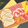 Cartoon Charcuterie Board 5D Diamond Painting