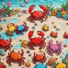 Cartoon Crabs 5D Diamond Painting