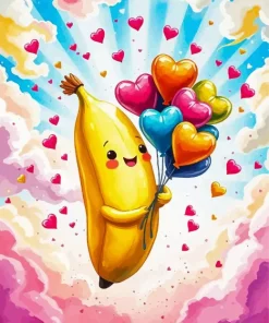 Cartoon Cute Banana 5D Diamond Painting