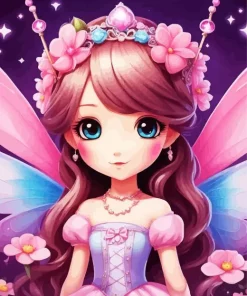 Cartoon Fairy Princess 5D Diamond Painting