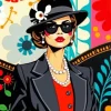 Chanel Lady 5D Diamond Painting