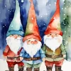 Christmas Gnomes 5D Diamond Painting