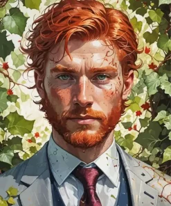 Classy Ginger Man 5D Diamond Painting