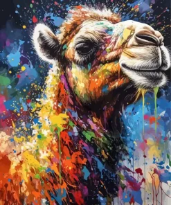 Colorful Camel Art 5D Diamond Painting