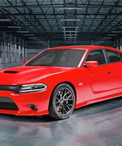 Cool Scat Pack Red 5D Diamond Painting