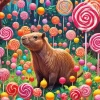 Cute Capybara 5D Diamond Painting