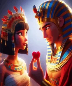 Cute Egyptian Couple 5D Diamond Painting