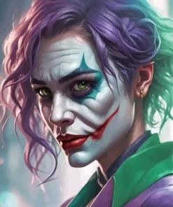 Female Joker 5D Diamond Painting