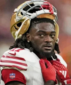 Footballer Brandon Aiyuk 5D Diamond Painting