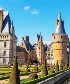 France Maintenon Castle Building 5D Diamond Painting