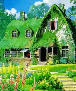 Ghibli Cottage 5D Diamond Painting