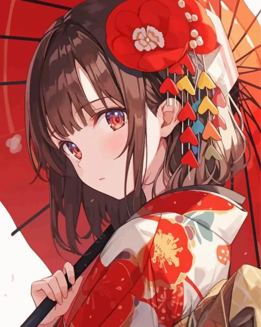 girl holding a umbrella Diamond Paintings Girl Holding A Umbrella 5D Diamond Painting