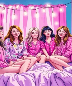 Girls Night Art 5D Diamond Painting
