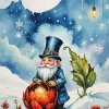 Gnome Winter Art 5D Diamond Painting